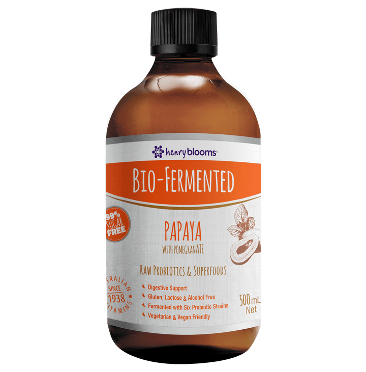Henry Blooms Bio-Fermented Papaya With Pomegranate 500mL