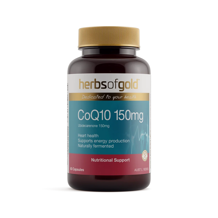 Herbs of Gold CoQ10 150mg 60 Capsules