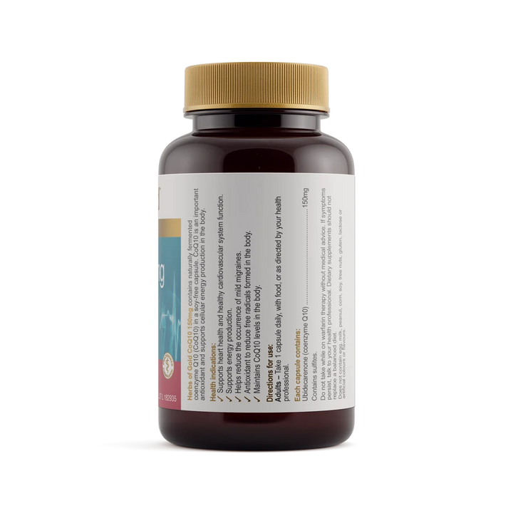 Herbs of Gold CoQ10 150mg 60 Capsules