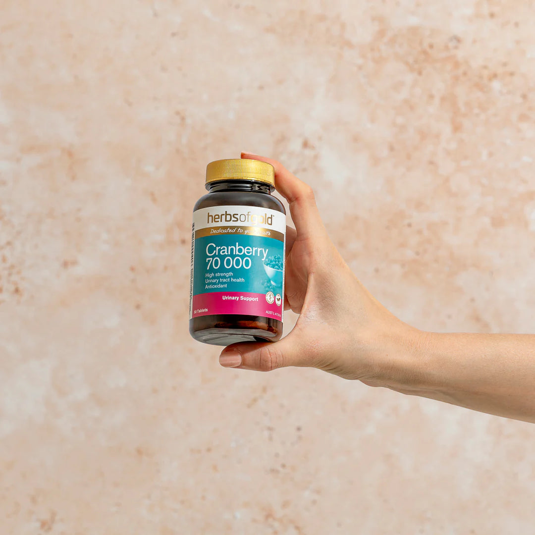 Herbs of Gold Cranberry 70 000 50 Tablets
