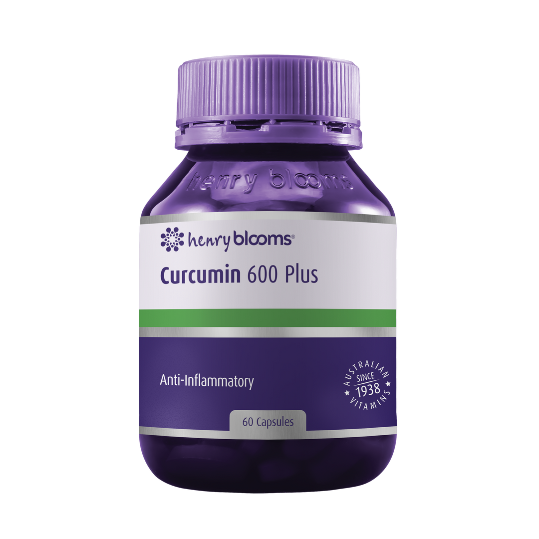Henry Blooms Curcumin 600 Plus 60 Capsules