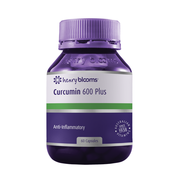 Henry Blooms Curcumin 600 Plus 60 Capsules