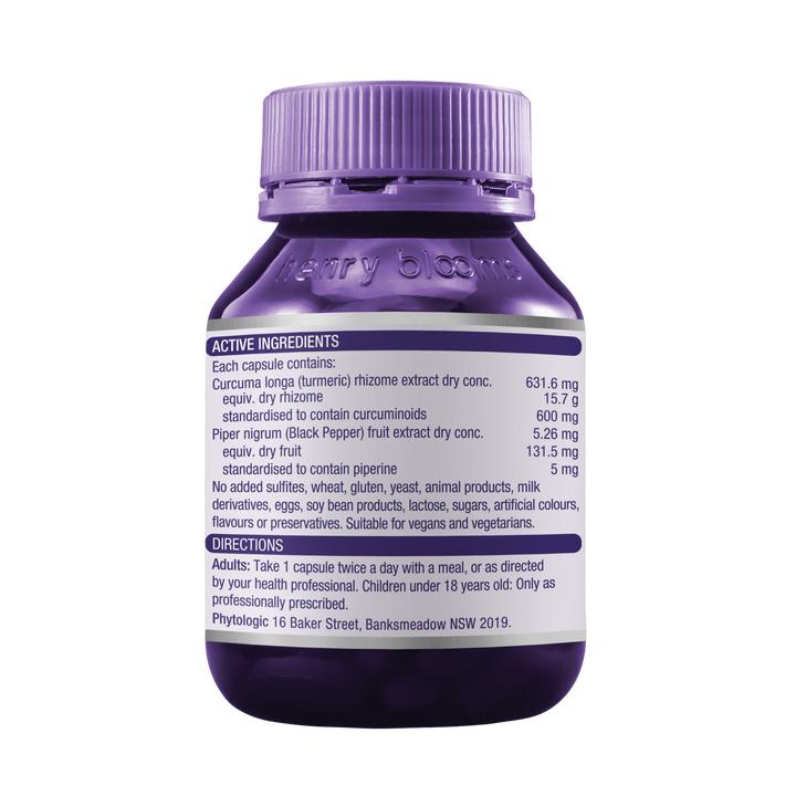 Henry Blooms Curcumin 600 Plus 60 Capsules
