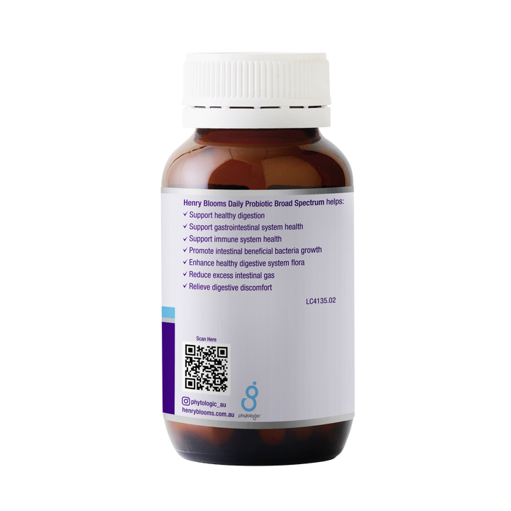 Henry Blooms Daily Probiotic Broad Spectrum 60 Capsules