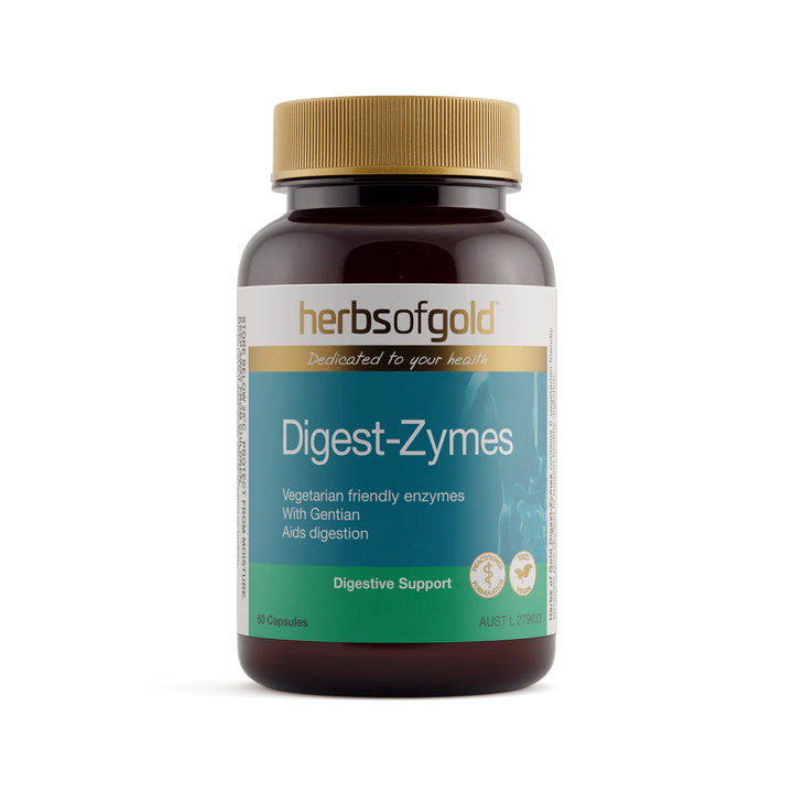Herbs of Gold Digest Zymes 60 Capsules