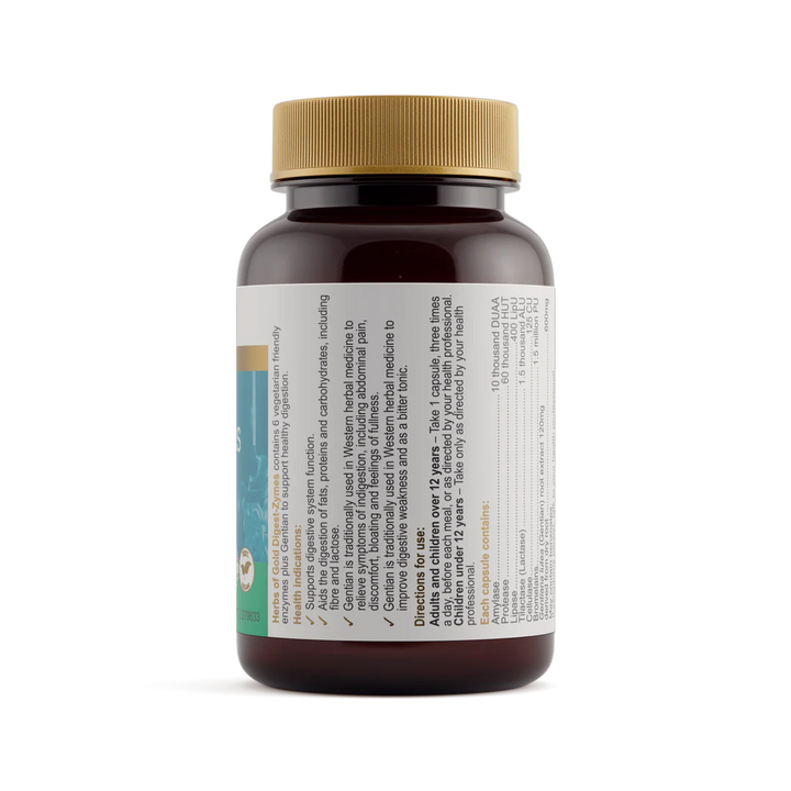 Herbs of Gold Digest Zymes 60 Capsules