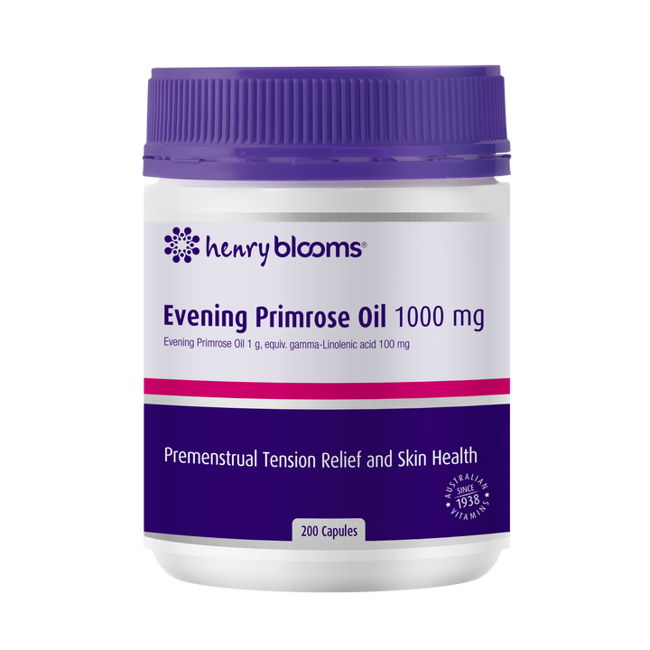 Henry Blooms Evening Primrose Oil 1000mg 200 Capsules