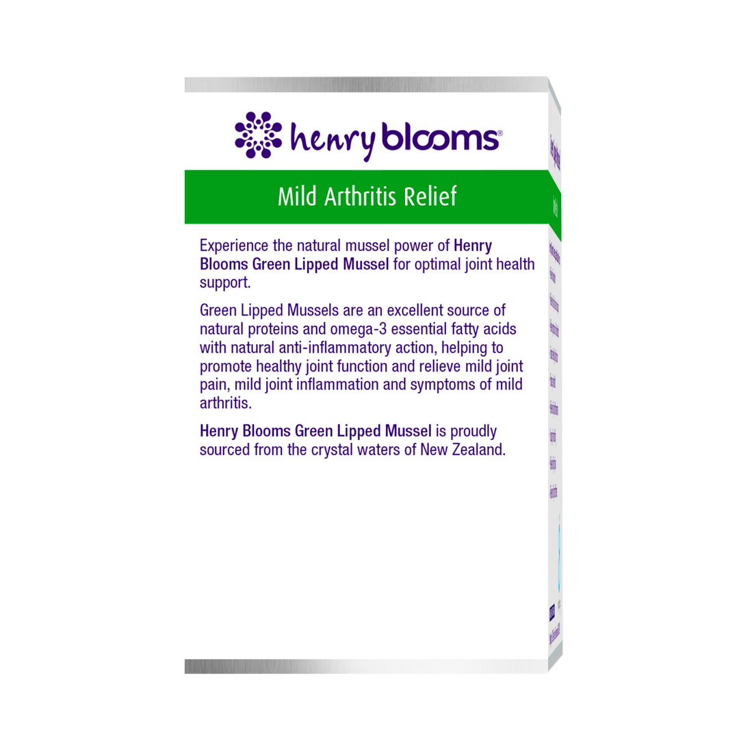 Henry Blooms Green Lipped Mussel 60 Capsules