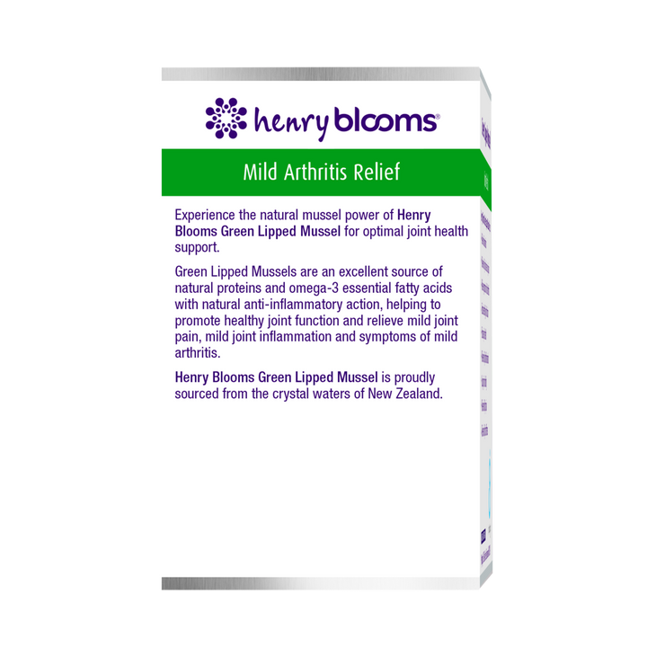 Henry Blooms Green Lipped Mussel 60 Capsules