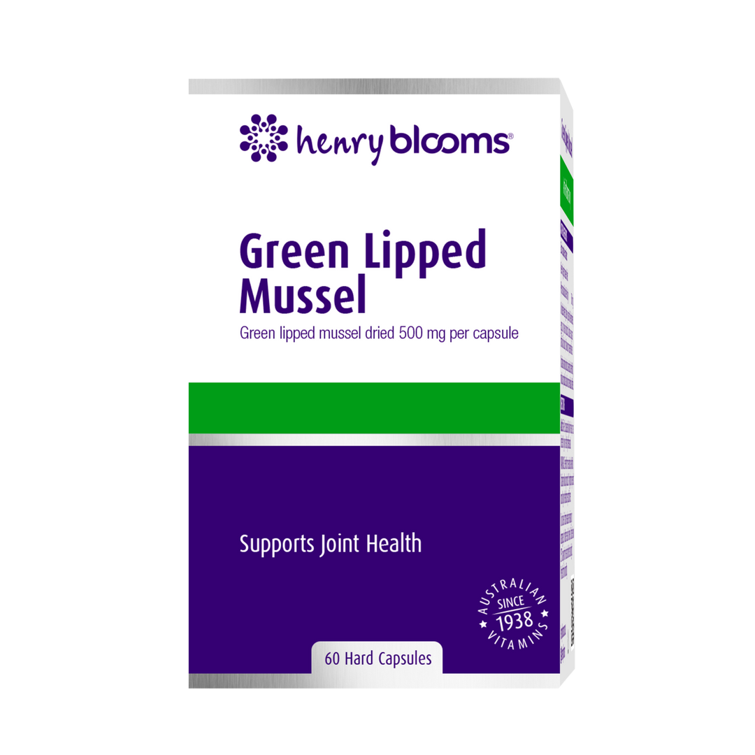 Henry Blooms Green Lipped Mussel 60 Capsules