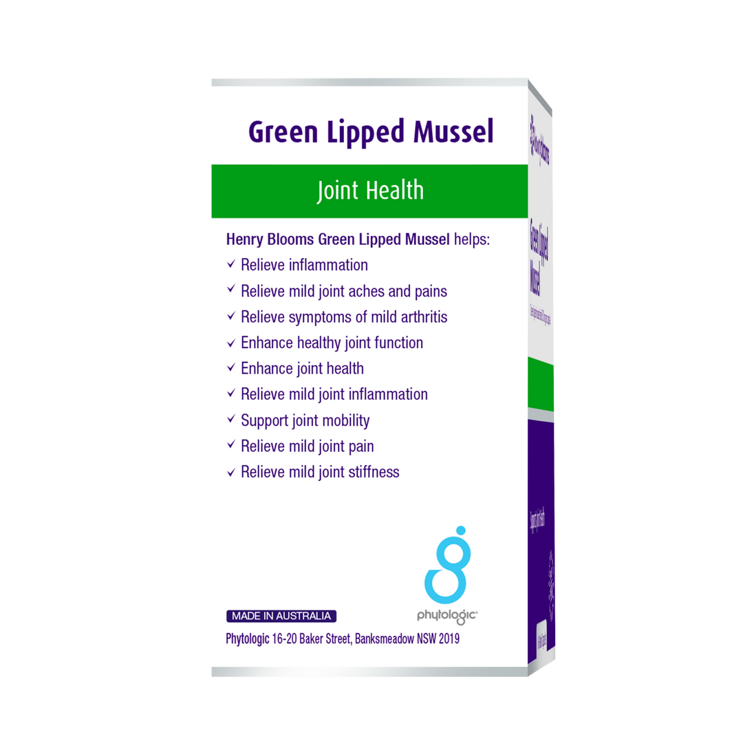 Henry Blooms Green Lipped Mussel 60 Capsules