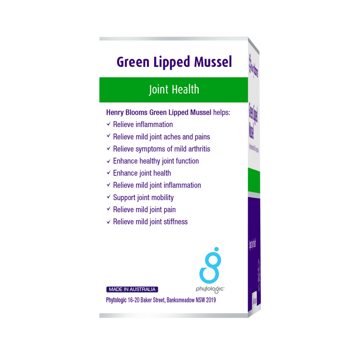 Henry Blooms Green Lipped Mussel 60 Capsules