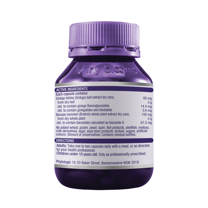 Henry Blooms Ginkgo and Brahmi 3000 60 Capsules