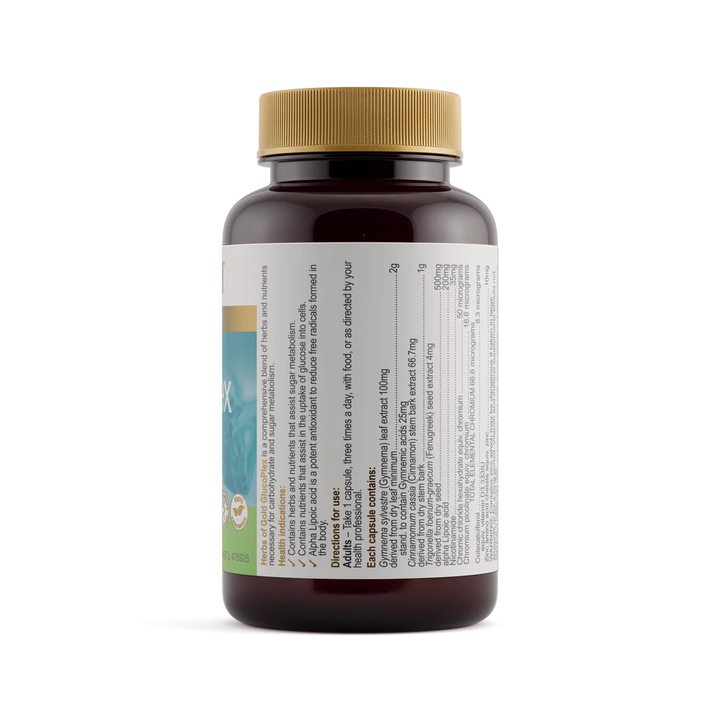 Herbs of Gold Glucoplex 60 Capsules