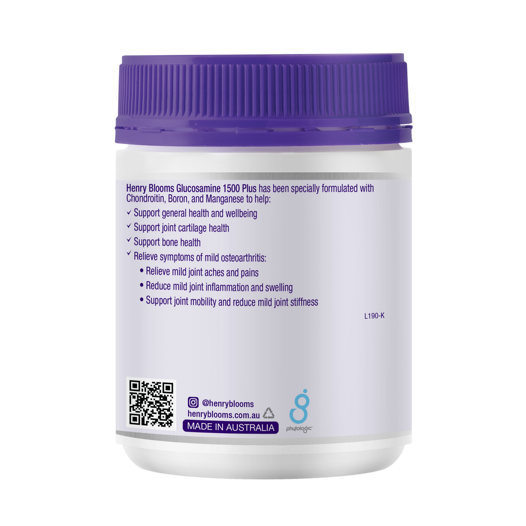 Henry Blooms Glucosamine 1500 Plus 180 Tablets
