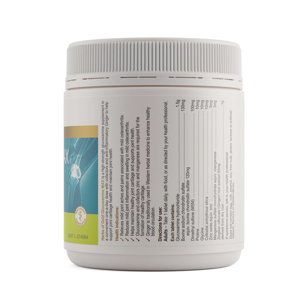 Herbs of Gold Glucosamine MAX 180 Tablets