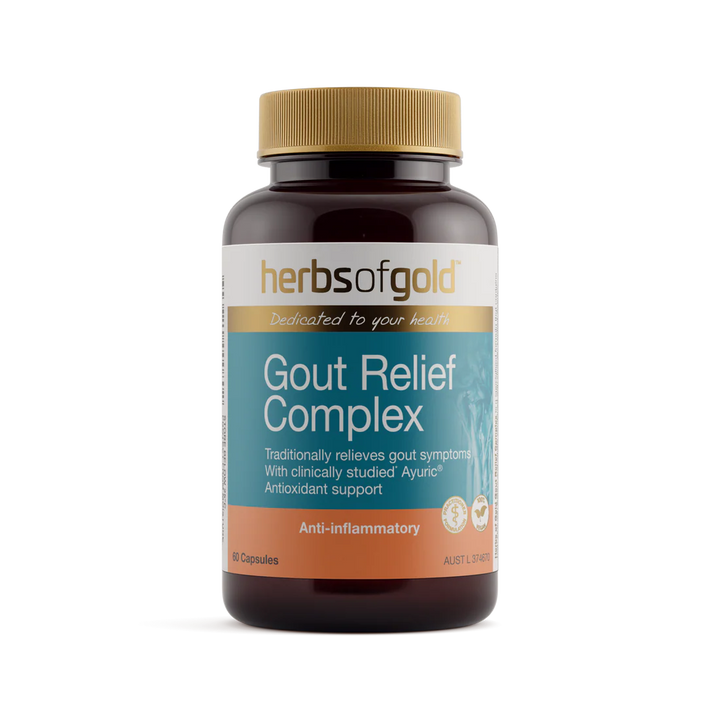 Herbs of Gold Gout Relief Complex 60 Capsules