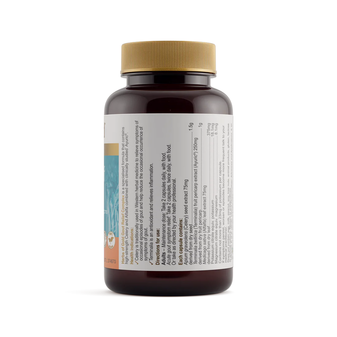Herbs of Gold Gout Relief Complex 60 Capsules