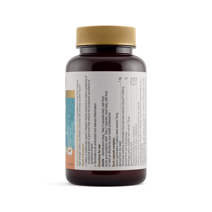 Herbs of Gold Gout Relief Complex 60 Capsules