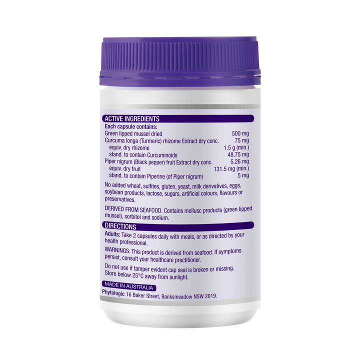 Henry Blooms Green Lipped Mussel and Turmeric 100 Capsules