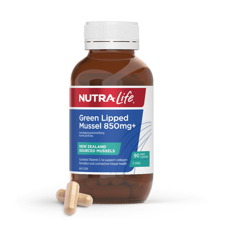 Nutra-Life GREEN LIPPED MUSSEL 850mg+ 90caps