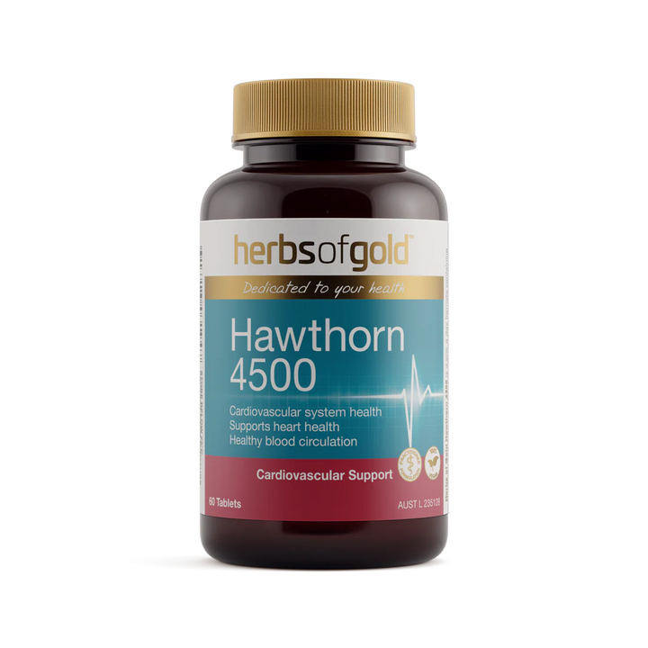Herbs of Gold Hawthorn 4500 60 Tablets