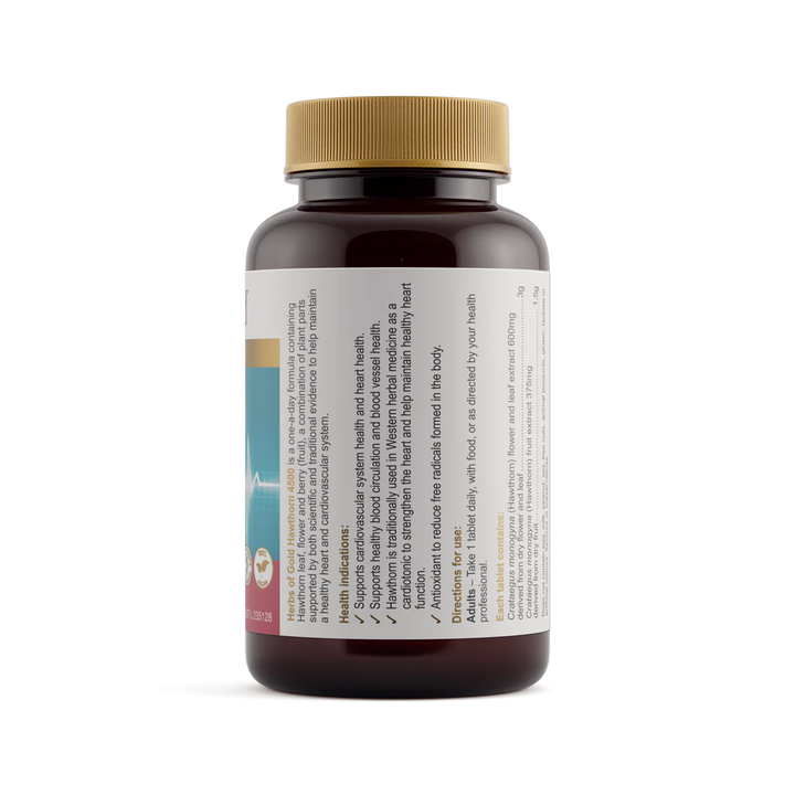 Herbs of Gold Hawthorn 4500 60 Tablets