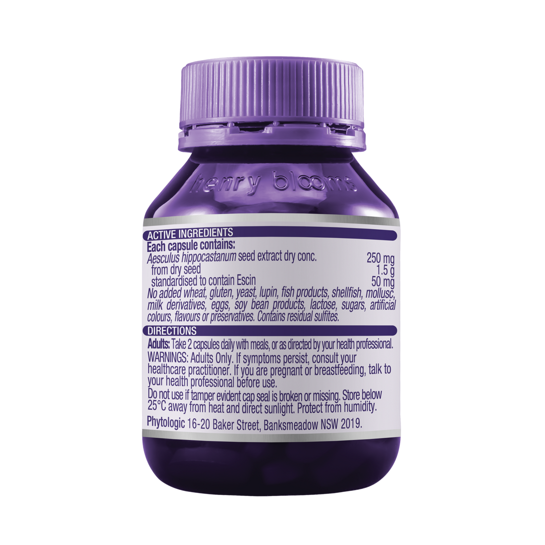Henry Blooms Horse Chestnut 1500mg 90 Capsules