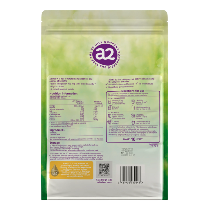 a2 Milk Skim Milk Powder 1 kg