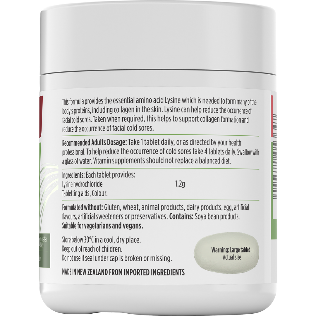 Nutra-Life Lysine 1200 60 Tablets