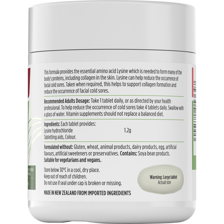 Nutra-Life Lysine 1200 60 Tablets