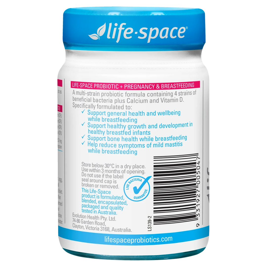 Life-Space Probiotic+ Pregnancy &amp; Breastfeeding 50 Capsules