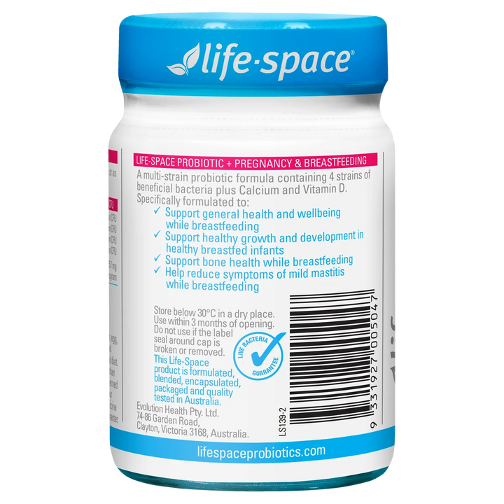 Life-Space Probiotic+ Pregnancy &amp; Breastfeeding 50 Capsules