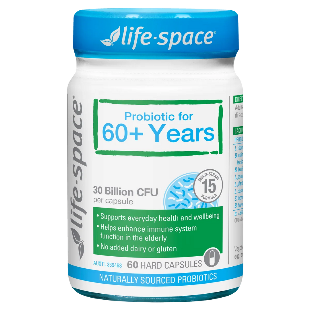 Life Space Probiotic for 60+ Years 60 Capsules