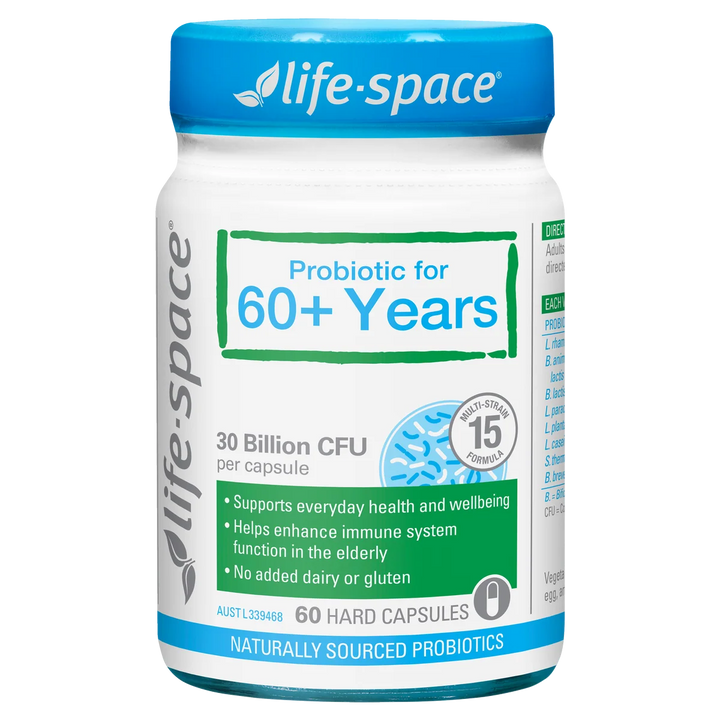 Life Space Probiotic for 60+ Years 60 Capsules