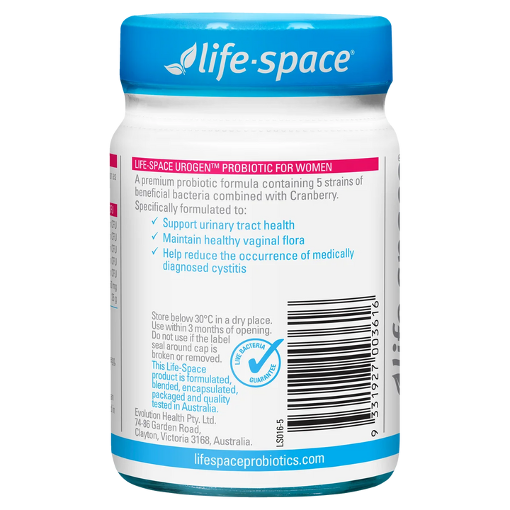 Life Space Urogen™ Probiotic for Women 60 Capsules