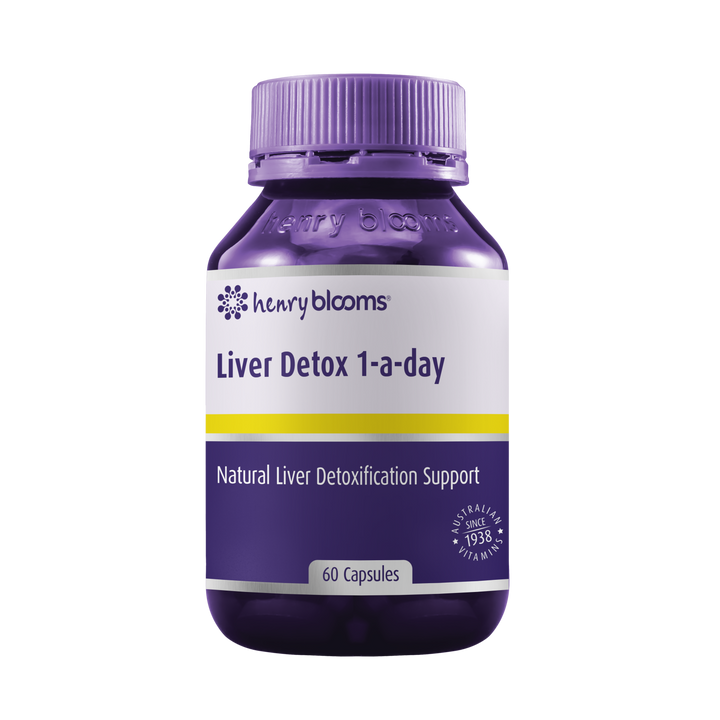 Henry Blooms Liver Detox 1-a-day 60 Capsules