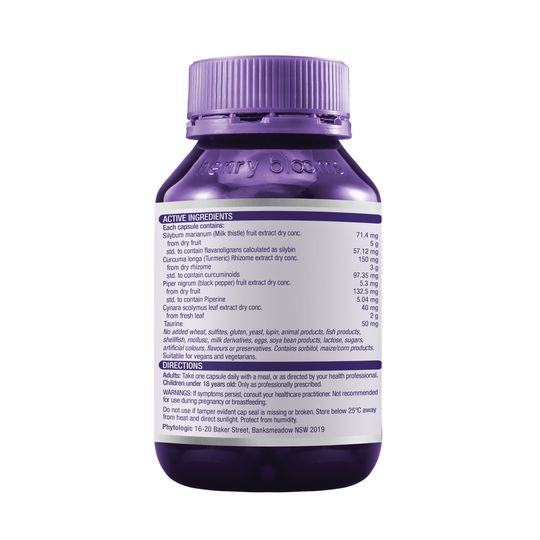 Henry Blooms Liver Detox 1-a-day 60 Capsules