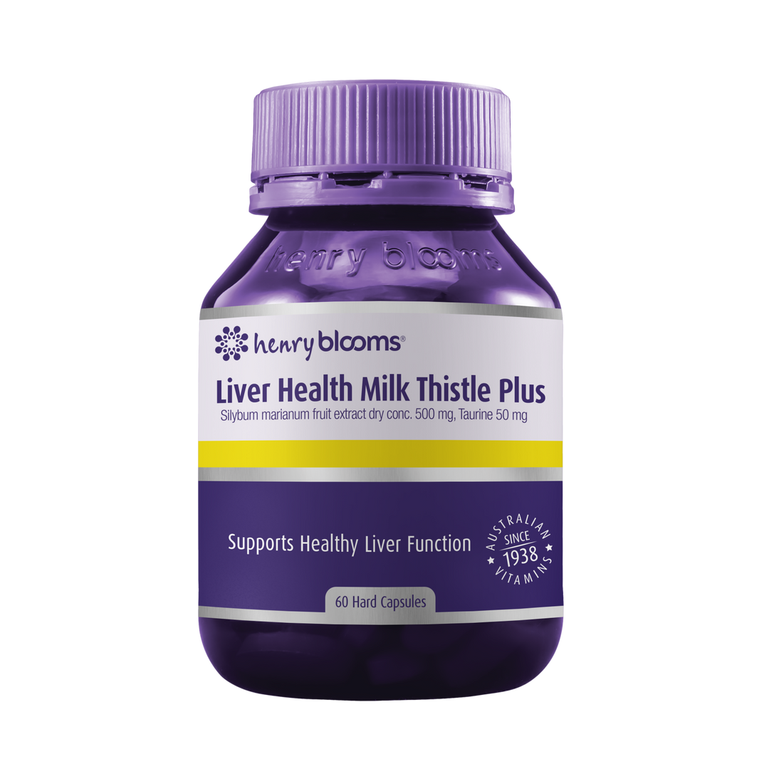 Henry Blooms Liver Health Milk Thistle Plus 60 Capsules