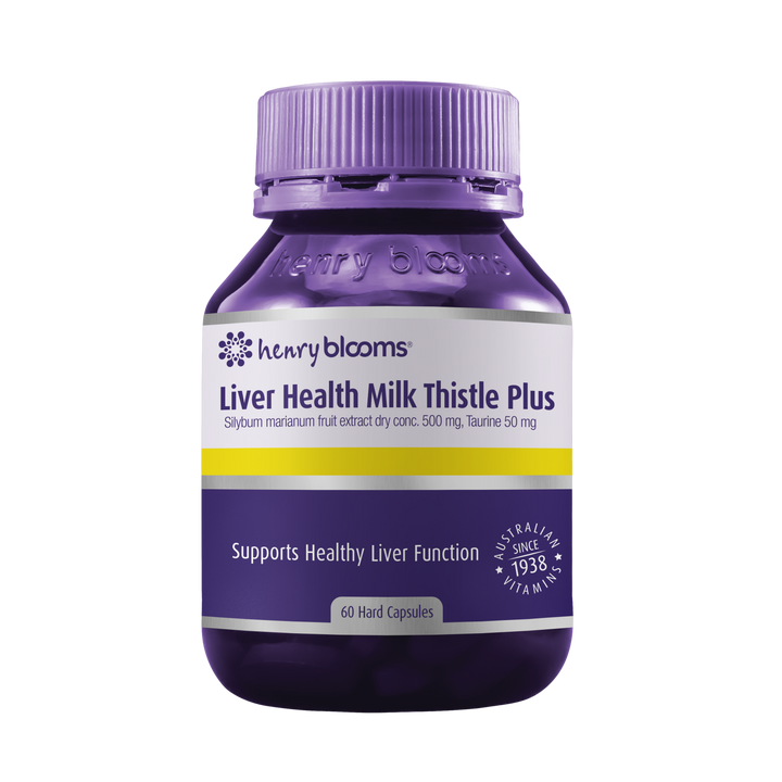 Henry Blooms Liver Health Milk Thistle Plus 60 Capsules