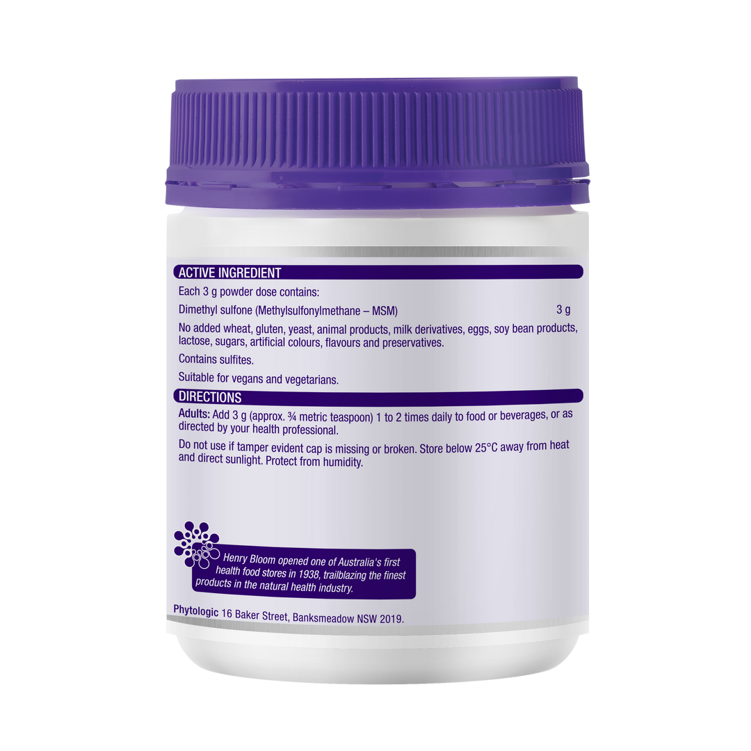 Henry Blooms MSM 300g Powder