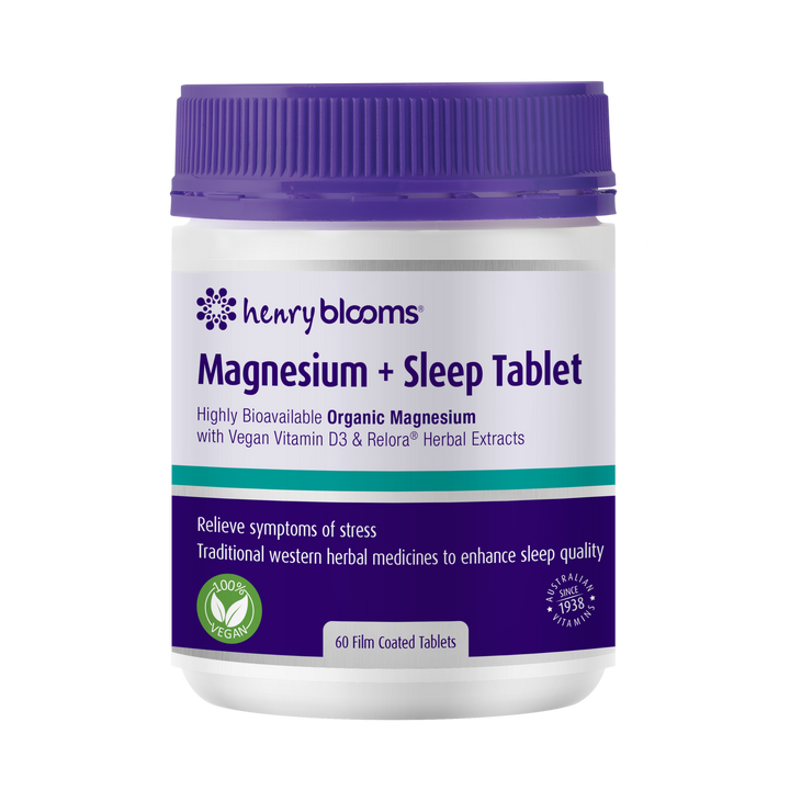 Henry Blooms Magnesium+sleep 60 Tablets
