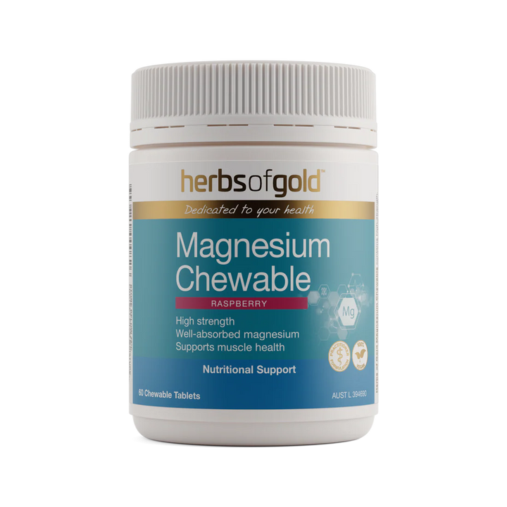 Herbs of Gold Magnesium Chewable 60 Tablets