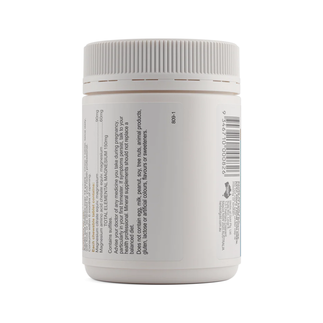 Herbs of Gold Magnesium Chewable 60 Tablets