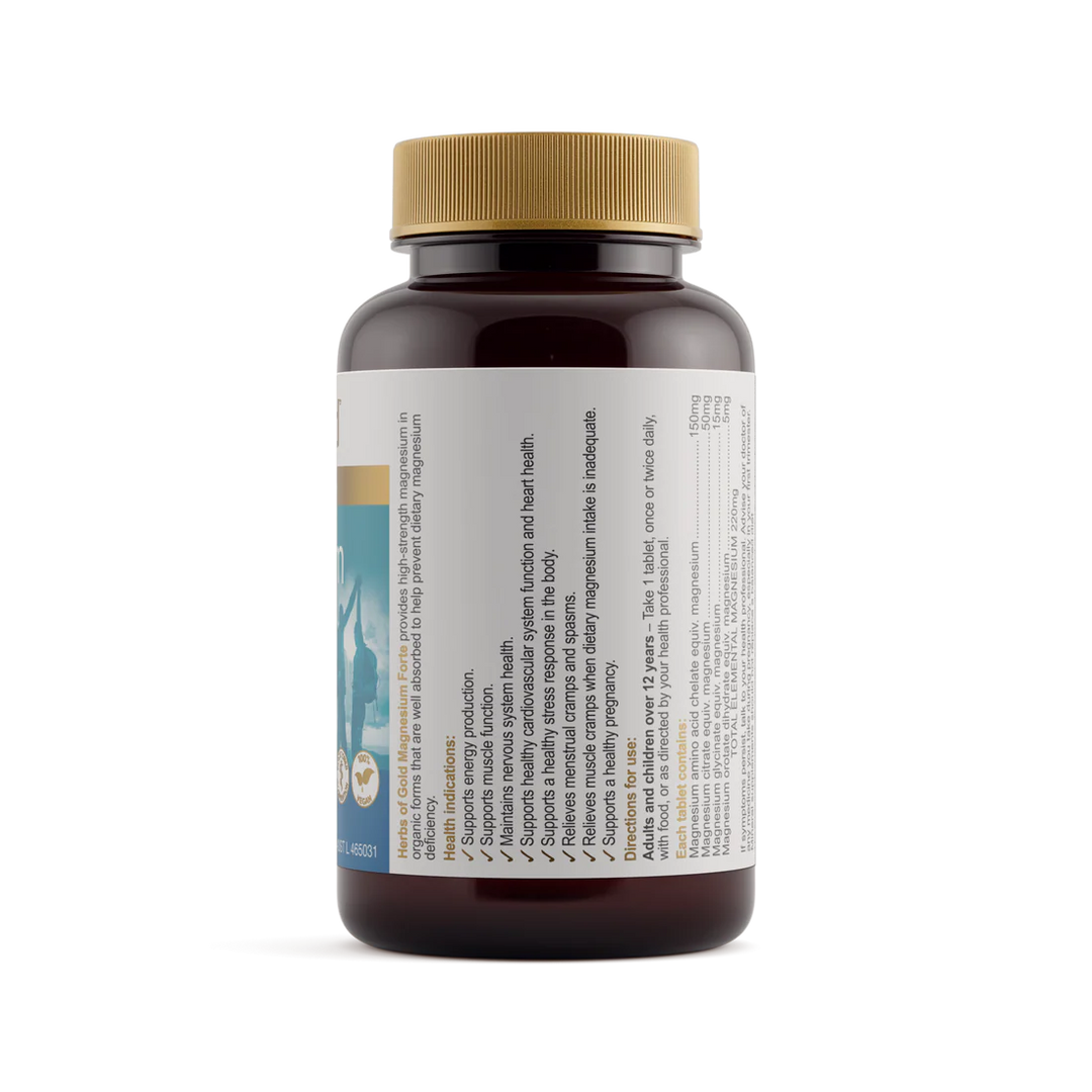Herbs of Gold Magnesium Forte 60 Tablets