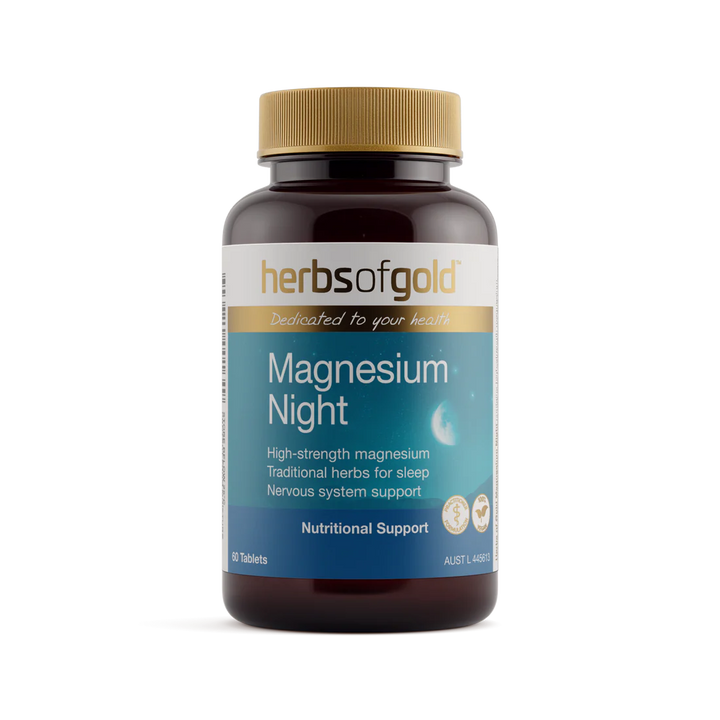 Herbs of Gold Magnesium Night 60 Tablets