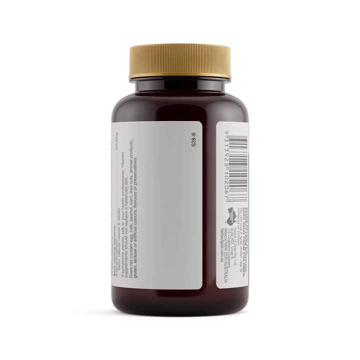 Herbs Of Gold Natural Vitamin E 500IU 100 Capsules