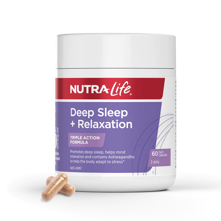 Nutra-Life Deep Sleep + Relaxation 60 Capsules