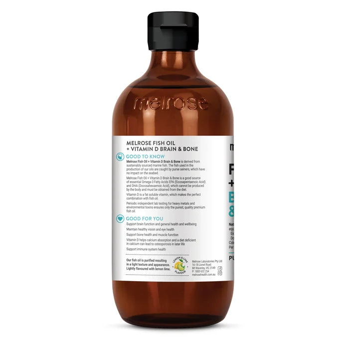 Melrose Fish Oil + Vitamin D 500mL