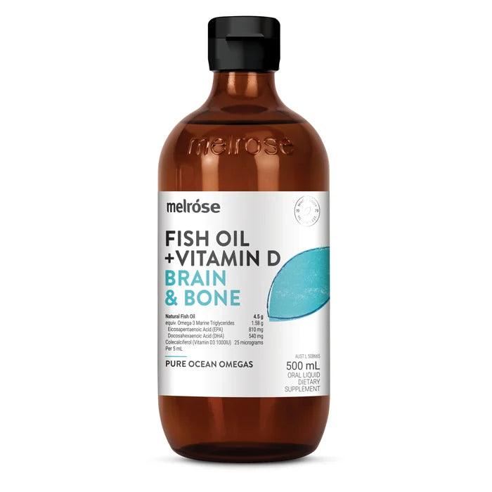 Melrose Fish Oil + Vitamin D 500mL